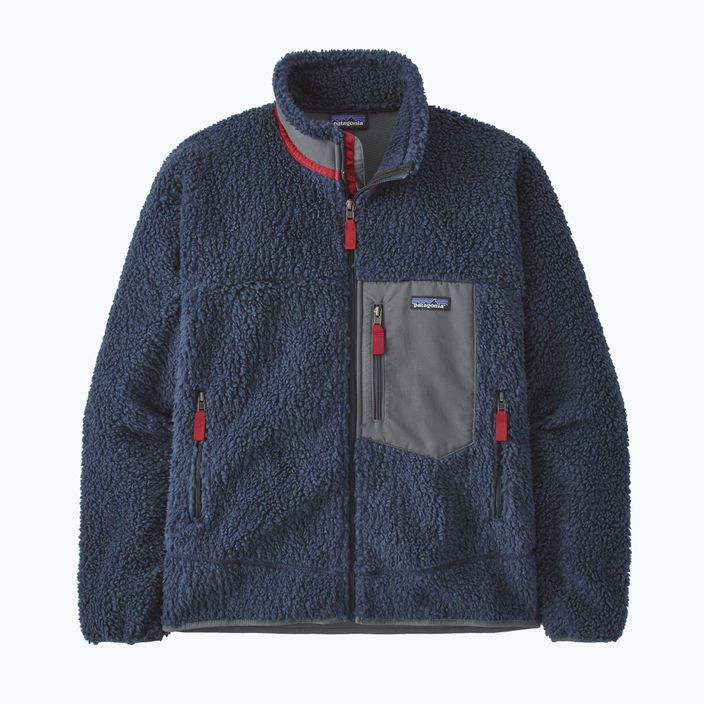 Herren Patagonia Classic Retro-X Fleece-Sweatshirt neu navy w/wax rot 8