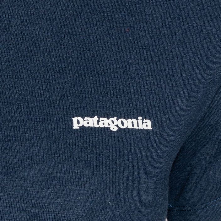 Damen-Trekking-T-Shirt Patagonia P-6 Logo Responsibili-Tee tidepool blau 5