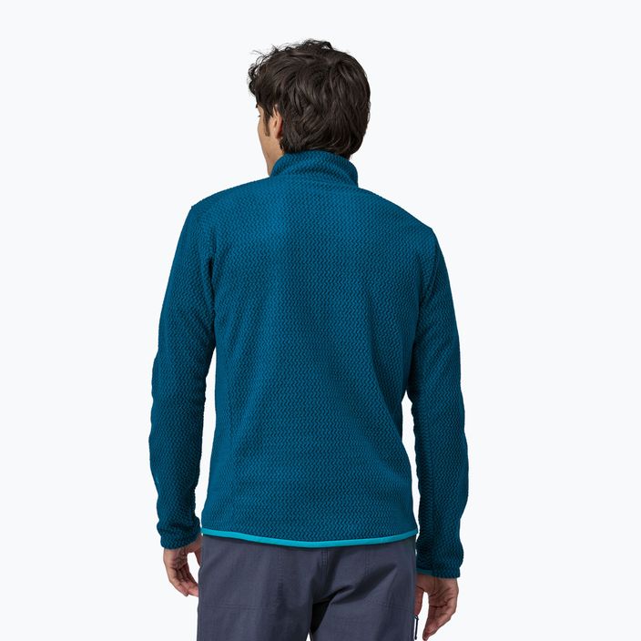 Herren Patagonia R1 Air Zip Neck Fleece-Sweatshirt lagom blau 2