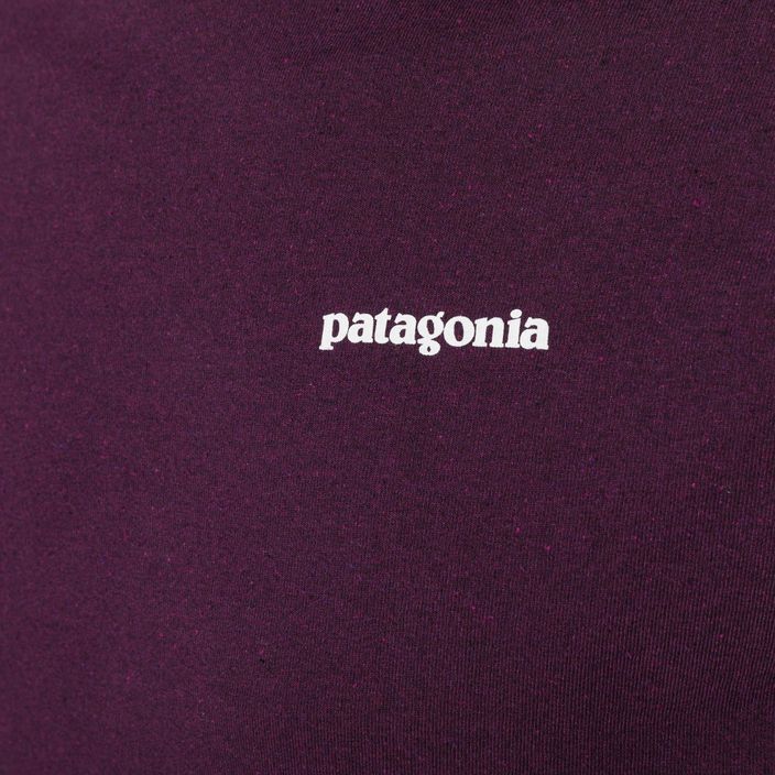 Herren Patagonia P-6 Logo Responsibili Nachtpflaume Trekking Longsleeve 5