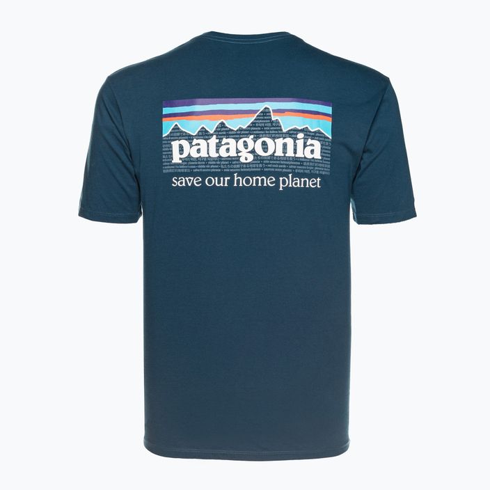 Herren Patagonia P-6 Mission Bio lagom blau Trekkinghemd 2