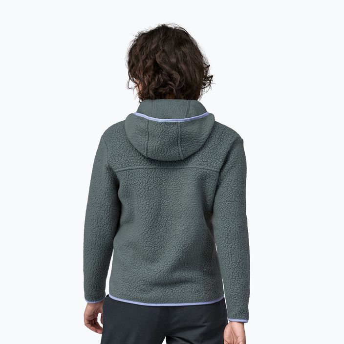 Damen Patagonia Retro Pile Hoody Fleece-Sweatshirt nouveau grün 2