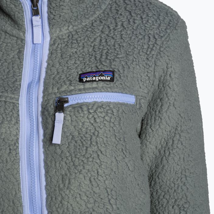 Damen Patagonia Retro Pile Hoody Fleece-Sweatshirt nouveau grün 6