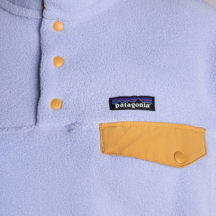 Patagonia Damen Fleece-Sweatshirt LW Synch Snap-T P/O blass periwinkle 3