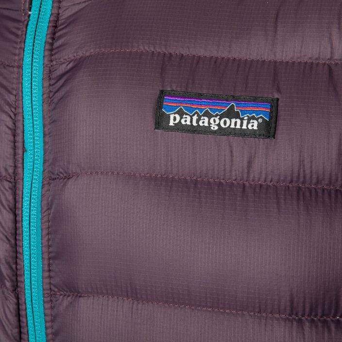 Herren Patagonia Down Sweater Hoody Jacke belay blau 5