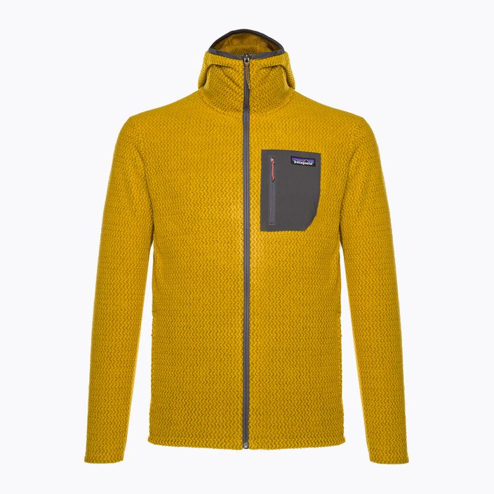 Herren Patagonia R1 Air Full-Zip Fleece-Sweatshirt cosmic gold