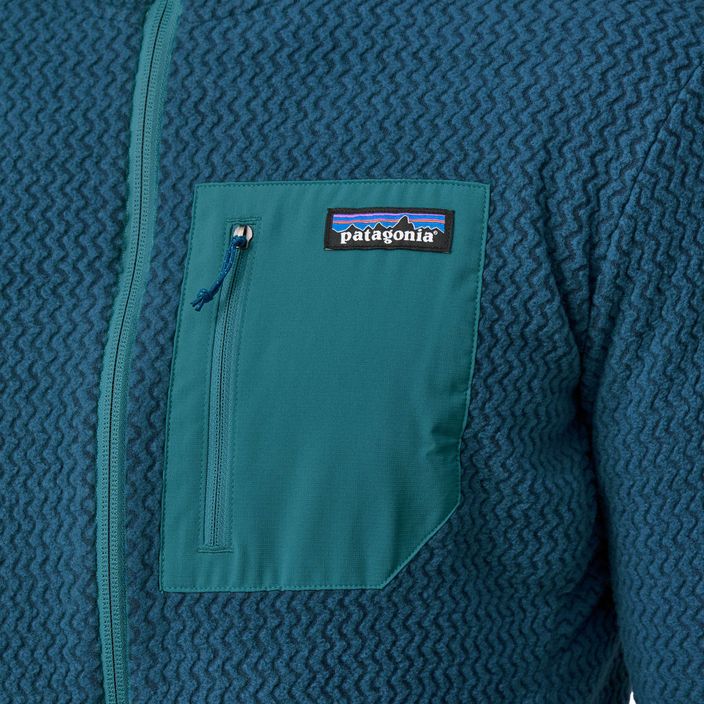 Herren Patagonia R1 Air Full-Zip Fleece-Sweatshirt lagom blau 6