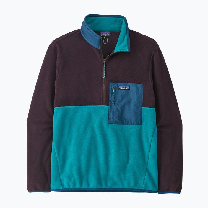 Herren Patagonia Microdini 1/2 Zip P/O Fleece-Sweatshirt belay blau 4