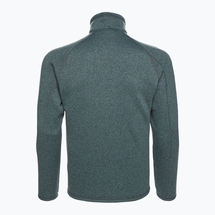 Herren Patagonia Better Sweater 1/4 Zip Fleece-Sweatshirt nouveau grün 2