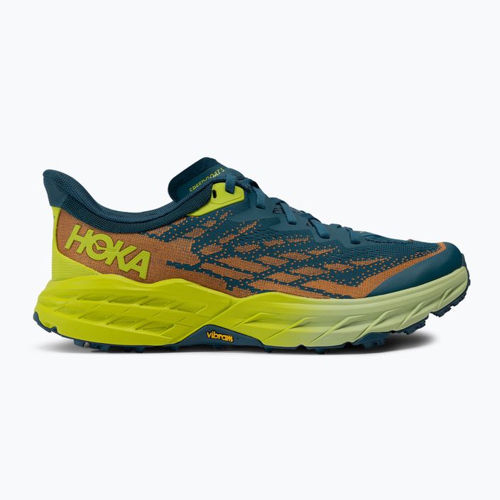 HOKA Speedgoat 5 Herren Laufschuhe blau-grün 1123157-BCEP 2