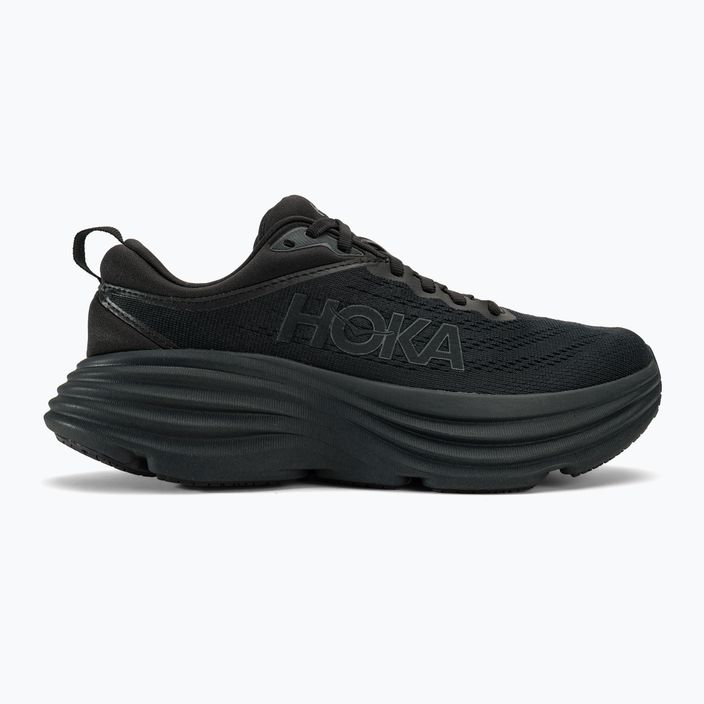 Damen Laufschuhe HOKA Bondi 8 schwarz/schwarz 2