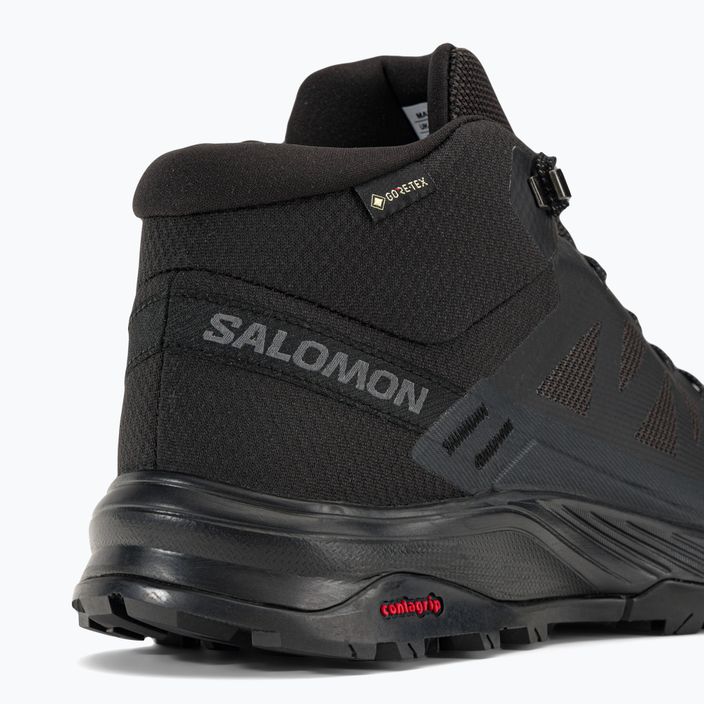 Salomon Outrise Mid GTX Herren-Trekking-Stiefel schwarz L47143500 9