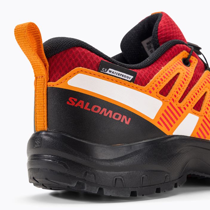 Salomon Xa Pro V8 CSWP rot/schwarz/opeppe Kinder-Trekkingschuhe 9