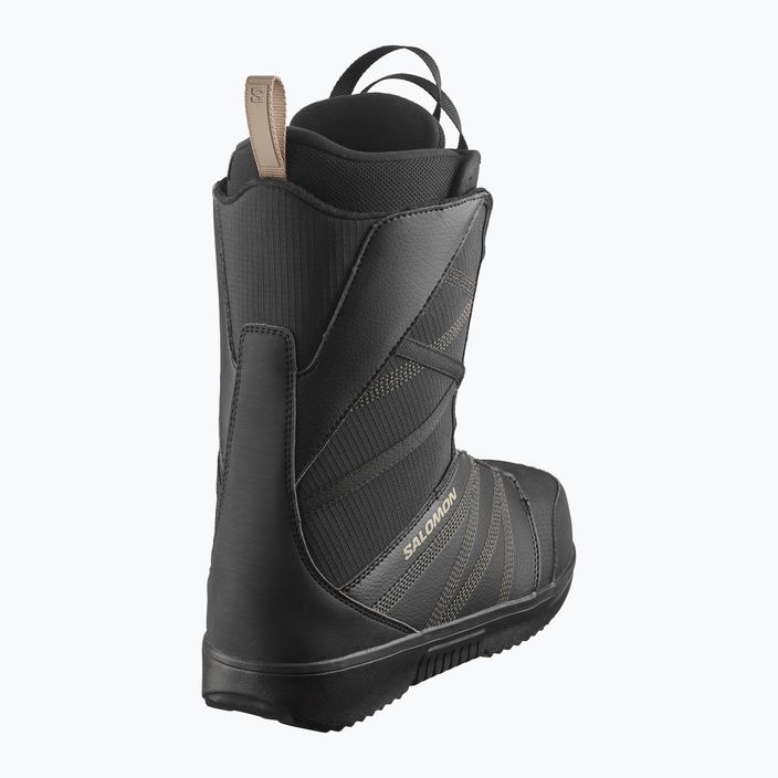 Herren Snowboard Boots Salomon Titan Boa schwarz/schwarz/roasted cashew 7