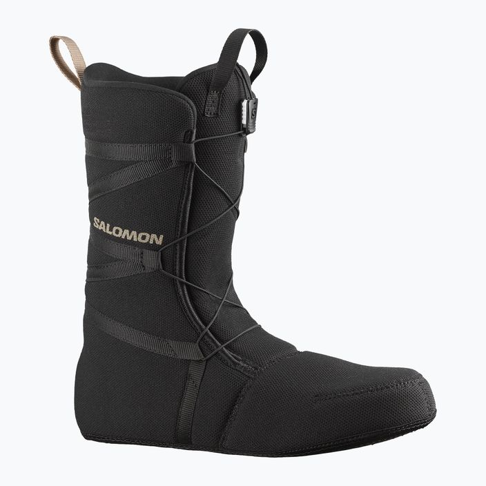 Herren Snowboard Boots Salomon Titan Boa schwarz/schwarz/roasted cashew 9