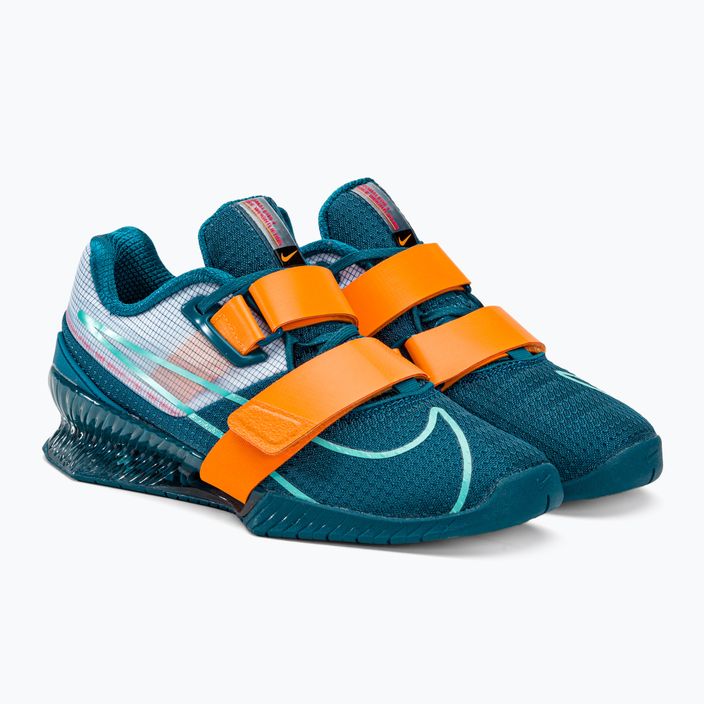 Nike Romaleos 4 blau/orange Gewichtheberschuhe 4
