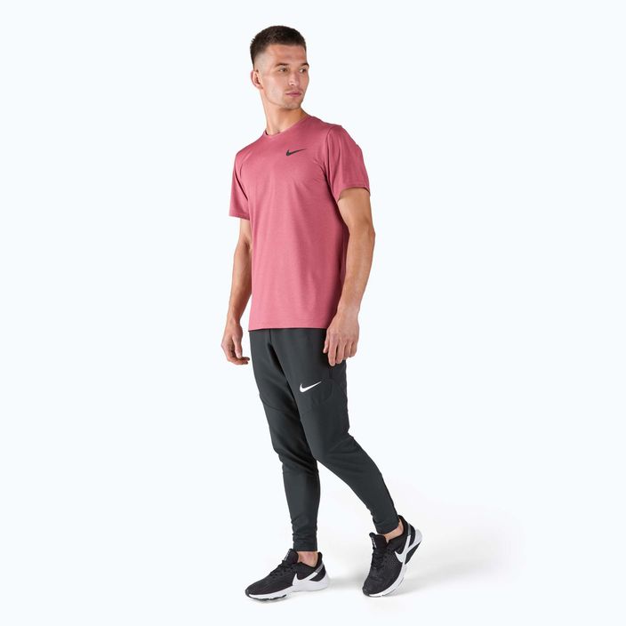 Herren Trainings-T-Shirt Nike Hyper Dry Top rosa CZ1181-690 2