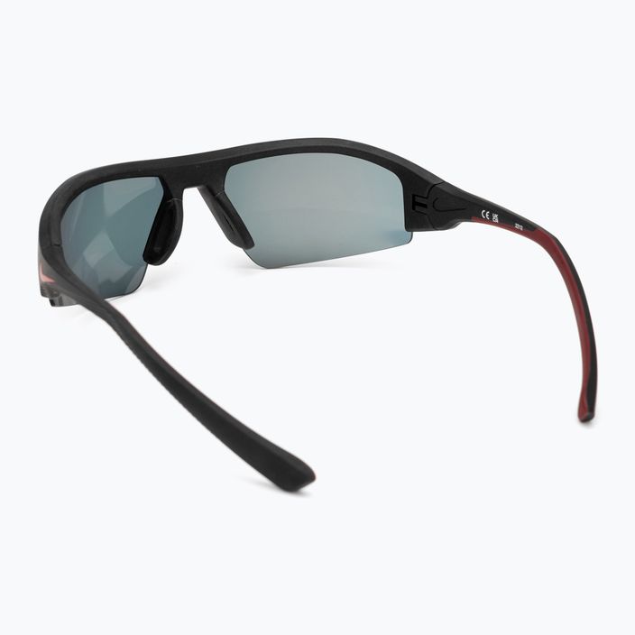 Nike Skylon Ace 22 mattschwarz/grau mit rotem Spiegel Sonnenbrille 2