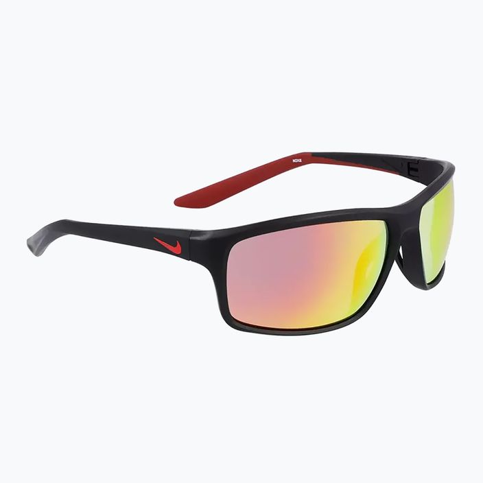 Nike Adrenaline 22 M mattschwarz/universitätsrot/grau mit roten Gläsern Sonnenbrille 5