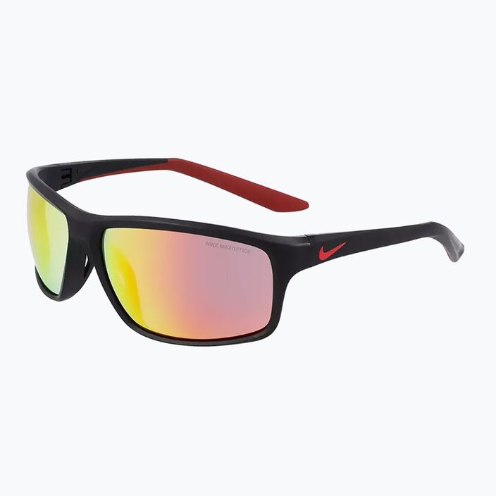 Nike Adrenaline 22 M mattschwarz/universitätsrot/grau mit roten Gläsern Sonnenbrille 6