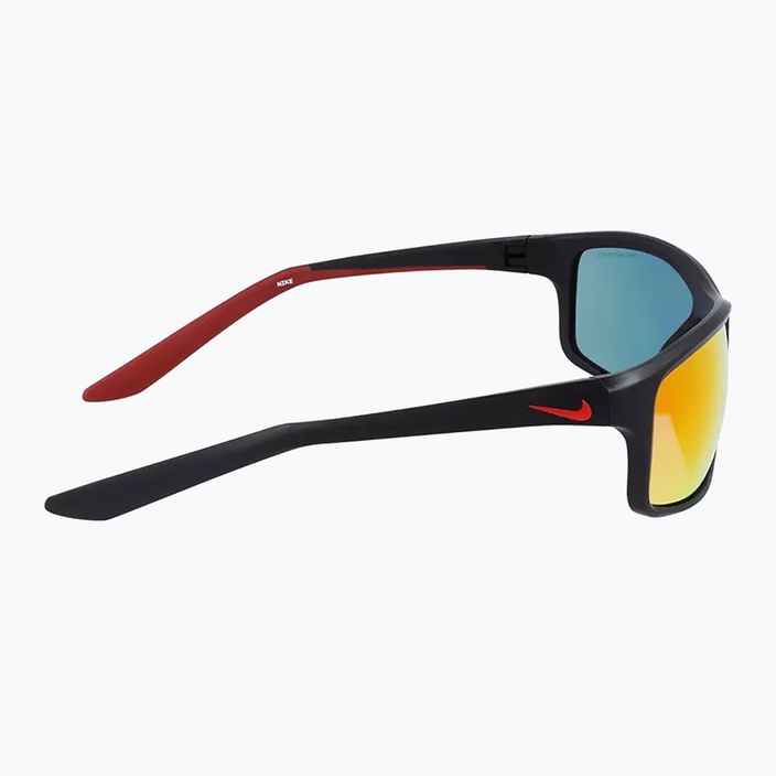 Nike Adrenaline 22 M mattschwarz/universitätsrot/grau mit roten Gläsern Sonnenbrille 8