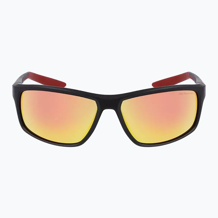Nike Adrenaline 22 M mattschwarz/universitätsrot/grau mit roten Gläsern Sonnenbrille 9