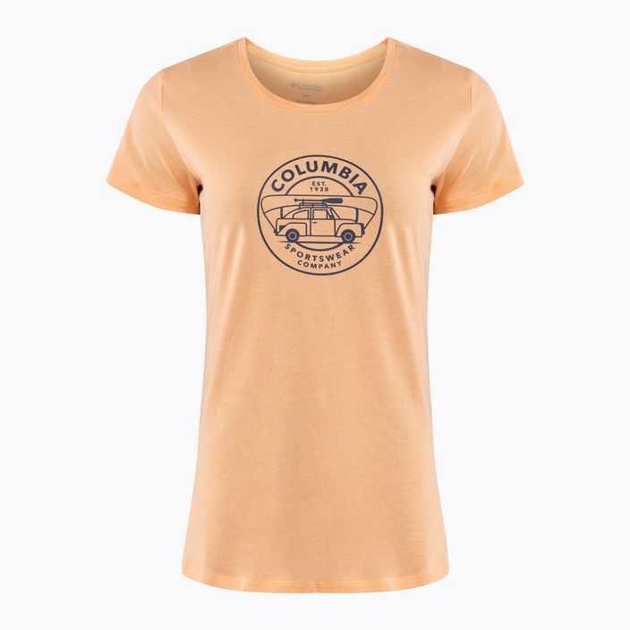 Damen-Trekking-Shirt Columbia Daisy Days Grafik orange 1934592829 6