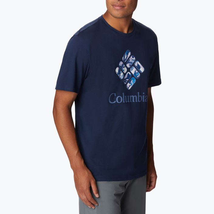 Columbia Rapid Ridge Graphic Herren-Trekkinghemd navy blau 1888813470 5