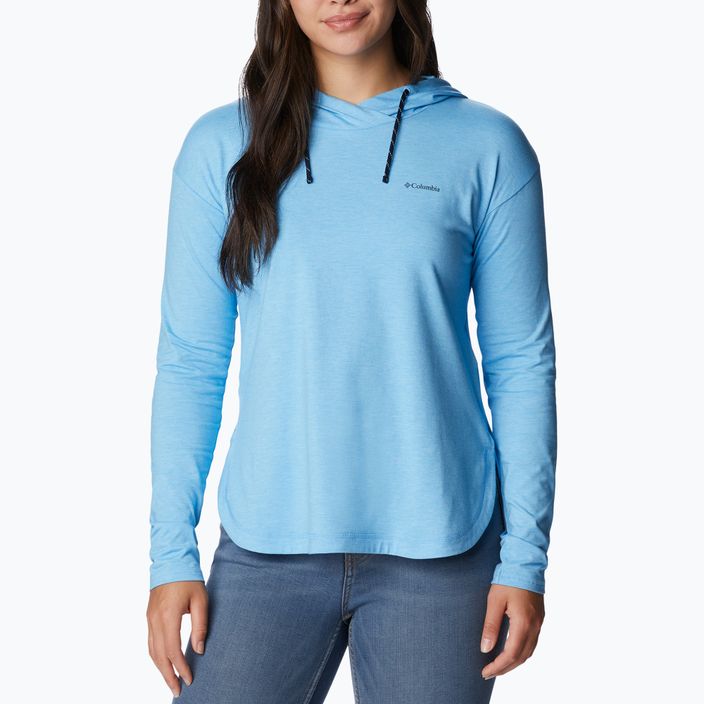 Columbia Damen Trekking Sweatshirt Sun Trek EU Kapuzenpullover blau 1981541