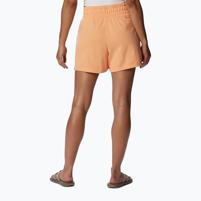 Columbia Logo III French Terry Damen Trekking-Shorts orange 2032881812 2