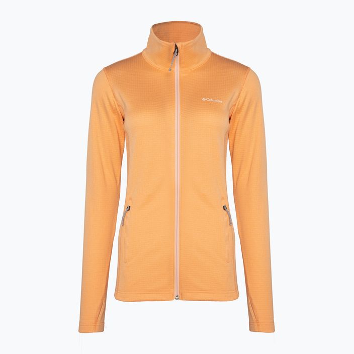 Columbia Damen Trekking Sweatshirt Park View Grid Fleece orange 1959713 8