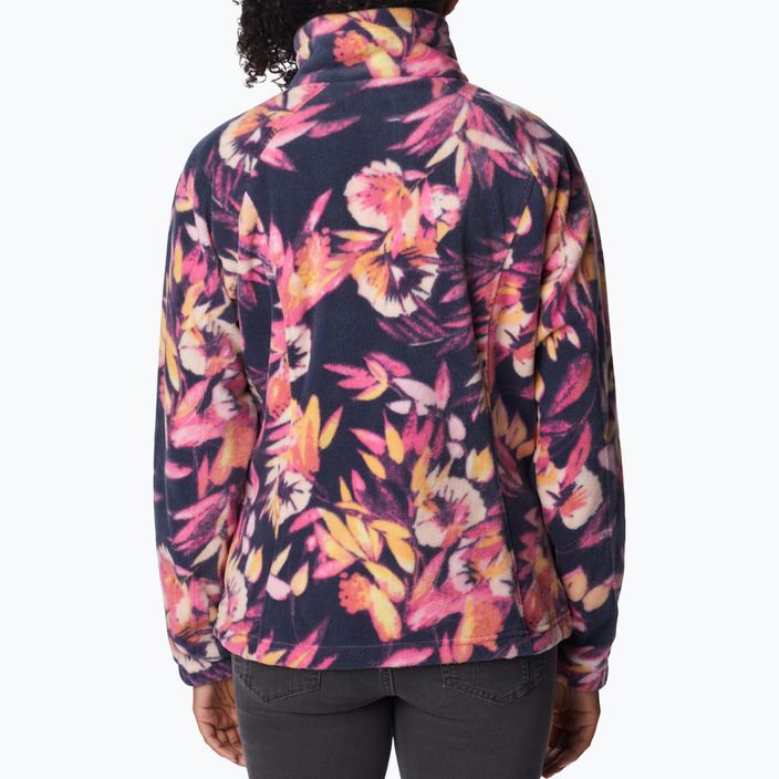 Columbia Damen Fleece-Sweatshirt Benton Springs gedruckt Fleece rosa und marine 2021771 2