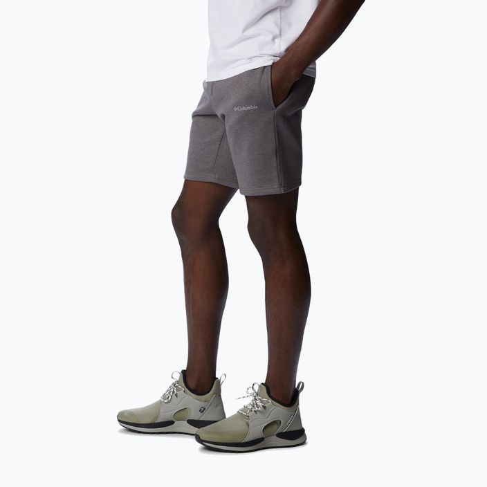 Herren Columbia Logo Fleece grau Trekking-Shorts 1884601023 4