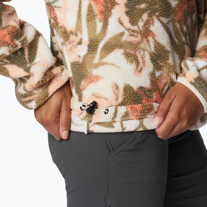 Columbia Damen Helvetia Cropped Half Snap Fleece-Sweatshirt Kreide floriculture 2014561194 8