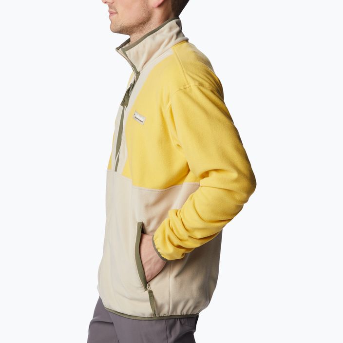 Columbia Back Bowl Herren Fleece-Sweatshirt gelb und beige 1890764743 4