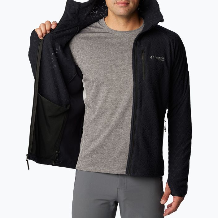 Columbia Herren Titan Pass 3.0 Kapuzen-Trekking-Sweatshirt schwarz 5
