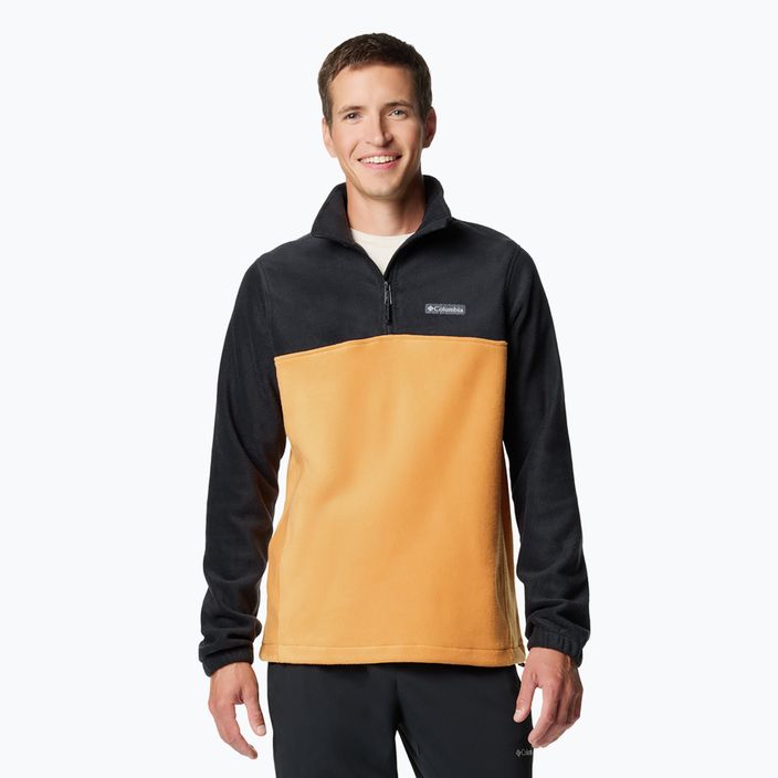 Columbia Herren Steens Mountain Half Zip sunstone / schwarz Sweatshirt