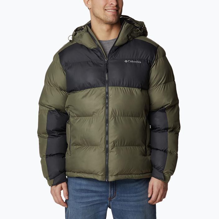 Herren Columbia Pike Lake II Hooded steingrün/ Hai 399 Daunenjacke 4