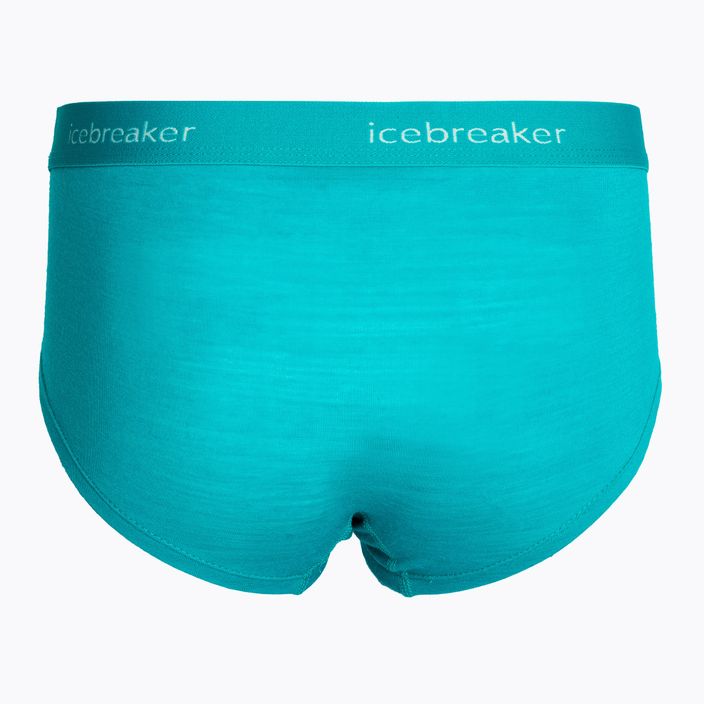 Icebreaker Damen Thermo-Boxershorts Sprite hot flux grün 2