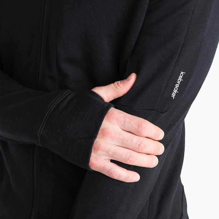 Icebreaker Merino 260 Quantum IV Zip Hoodie für Herren schwarz 5