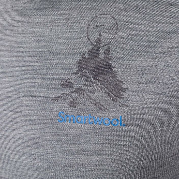 Smartwool Wilderness Summit Graphic Tee Herren-Trekking-Shirt hellgrau 16673 6