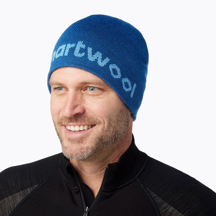 Wintermütze Smartwool Lid Logo blau 11441-J96 7