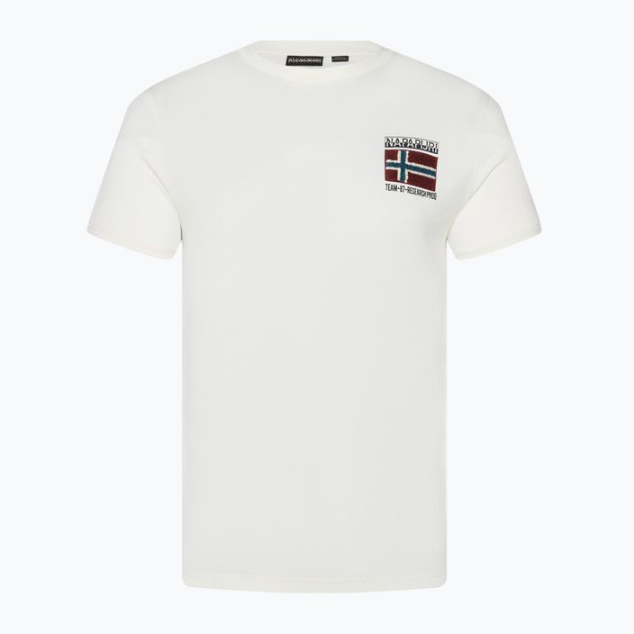 Herren Napapijri NP0A4GBR blanco t-shirt 4