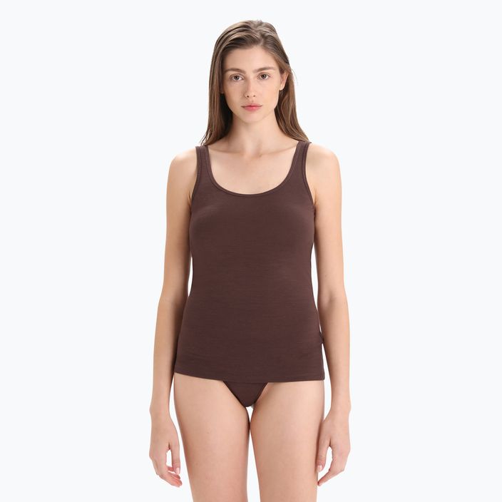 Icebreaker Siren Tank umber Damen Thermo-Tank-Top