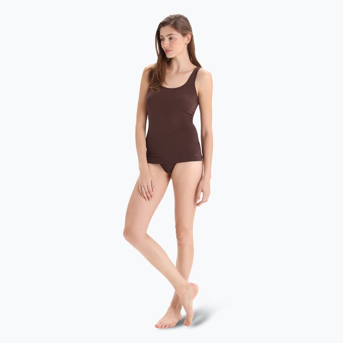 Icebreaker Siren Tank umber Damen Thermo-Tank-Top 2