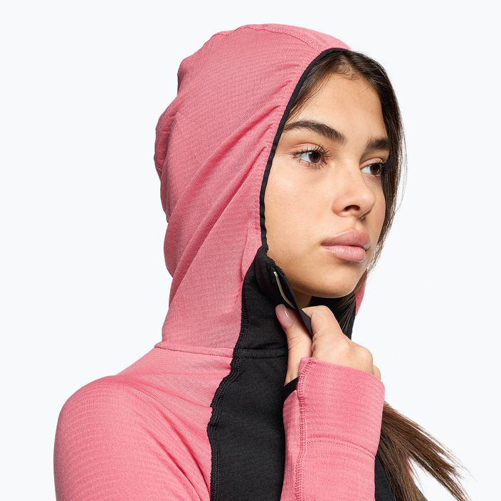 Damen Fleece-Sweatshirt The North Face Bolt Polartec Hoodie schwarz und rosa NF0A825JWV51 4