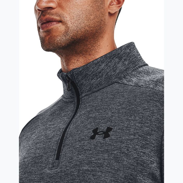 Training Sweatshirt Hoodie Herren Under Armour Armour Fleece 1/4 Zip pitch gray/black 4