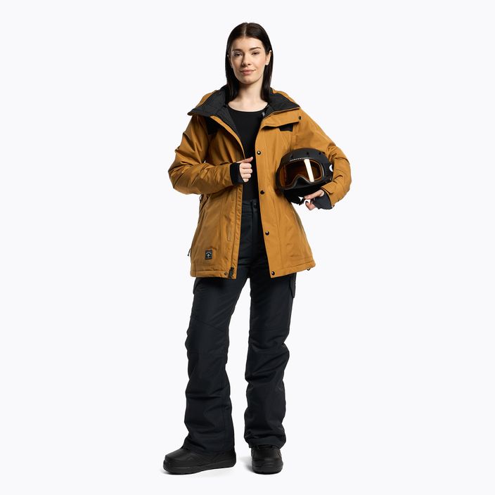 Damen Snowboard Jacke Volcom Ell Ins Gore-Tex Karamell H0452302 2