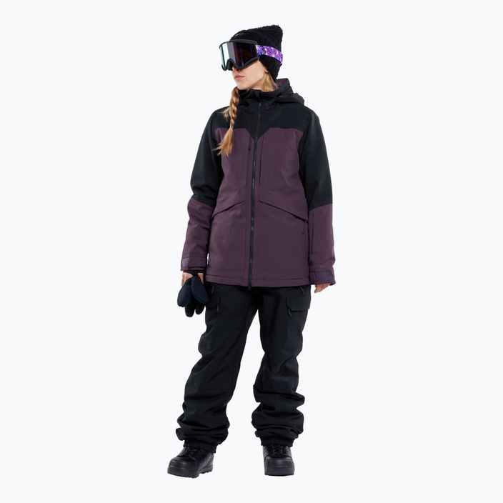 Damen Snowboard Jacke Volcom Shelter 3D Stretch Brombeere