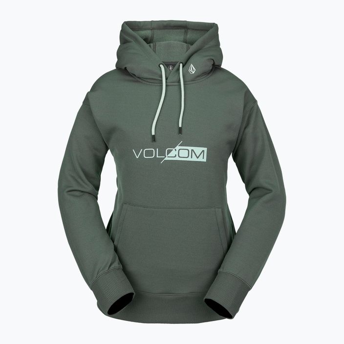 Damen Volcom Core Hydro Hoodie Eukalyptus Snowboard Sweatshirt 4